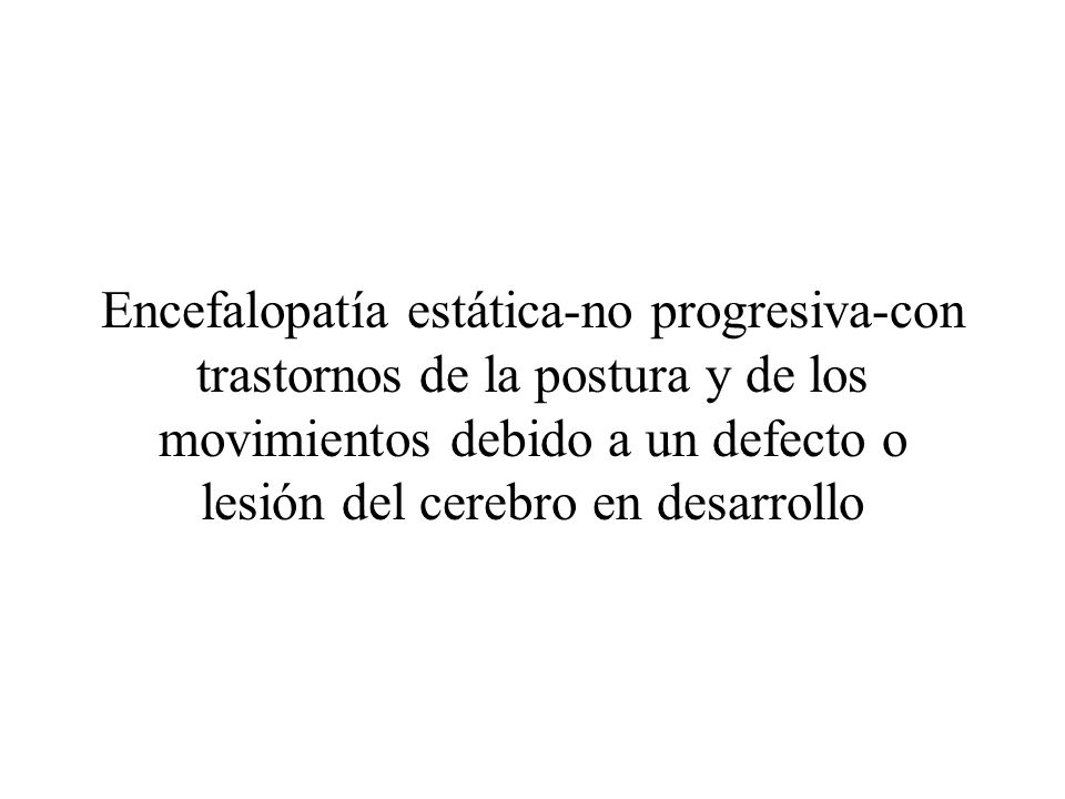 encefalopatia estatica